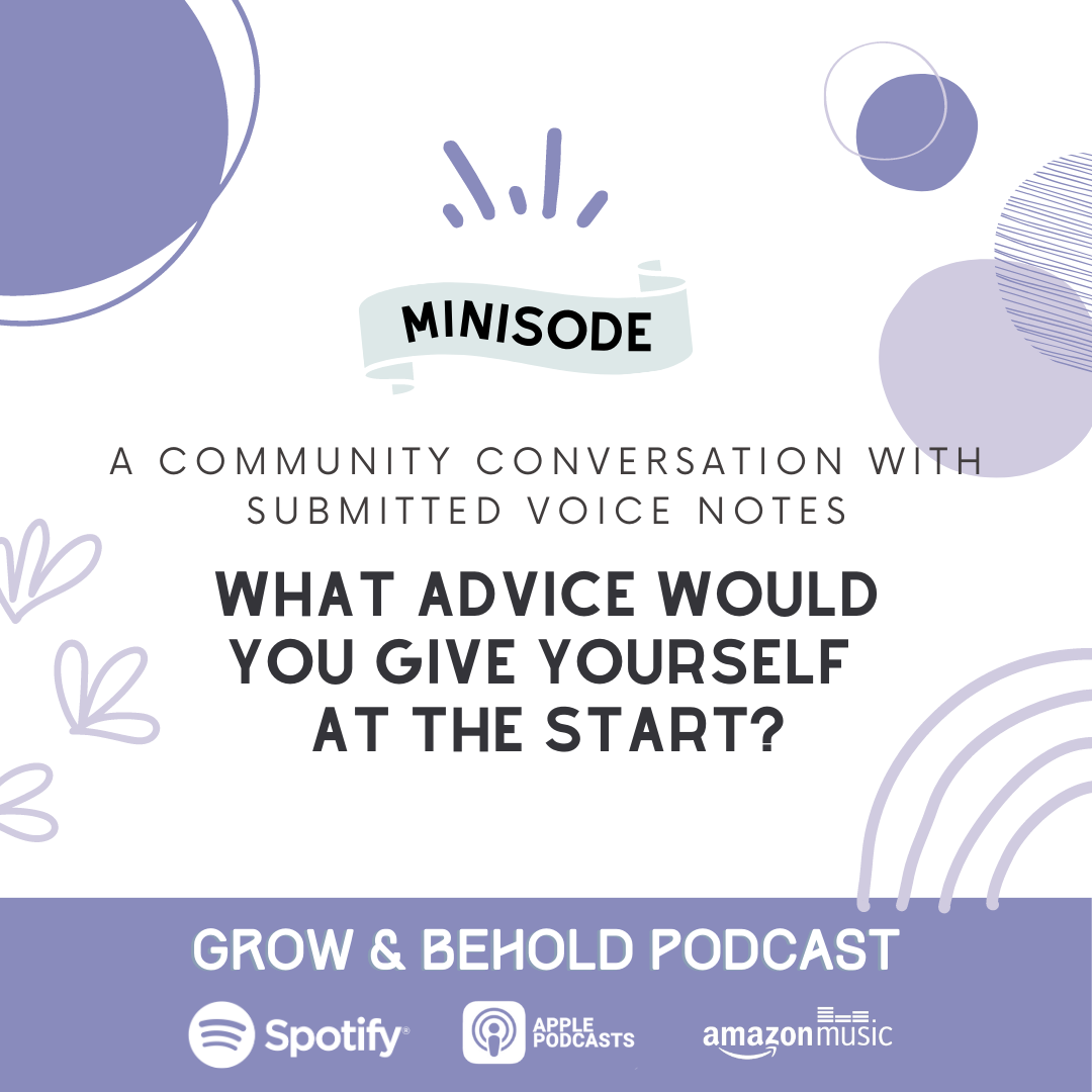 Podcast for women in business: what advice would you give yourself at the start