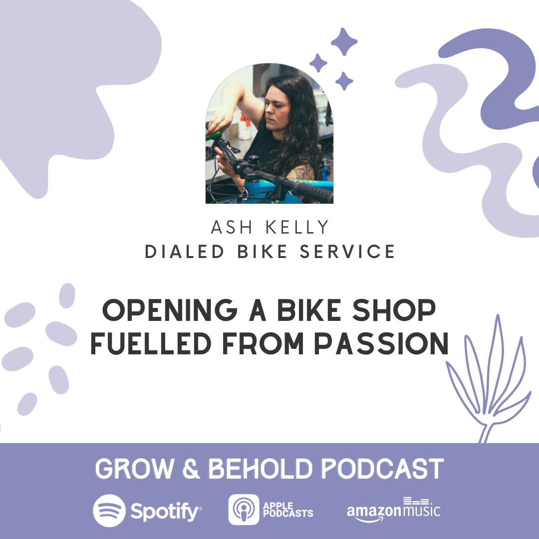 podcast for female entrepreneurs: Opening a Bike Shop Fuelled From Passion
